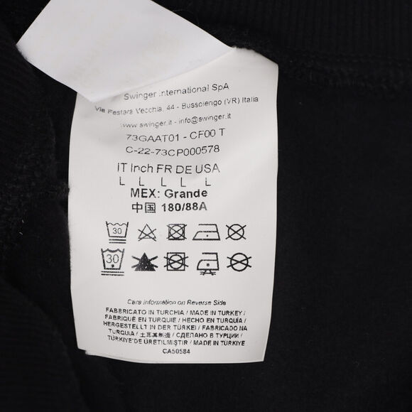 Versace Jenas Couture High Waist Logo Sweatpants Black Size L - Picture 5 of 5